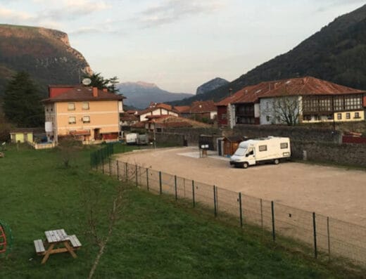 Área de autocaravanas de Lanestosa, Bizkaia
