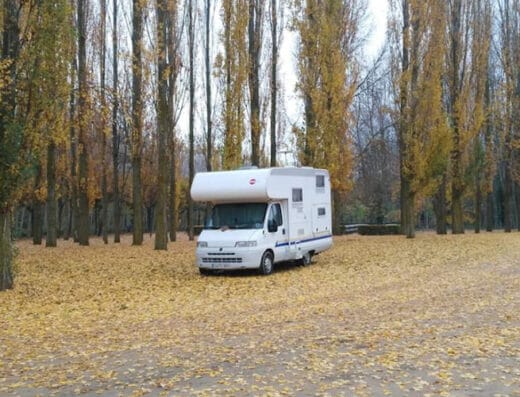 Parking de pernocta de autocaravanas de Nájera, La Rioja