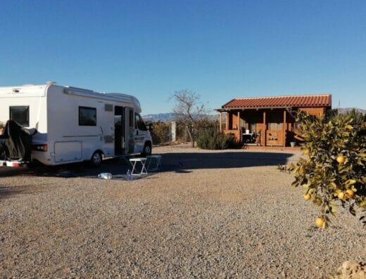 Área de autocaravanas en Orihuela, Alicante –