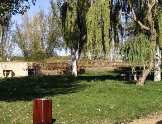 Área de autocaravanas en San Adrián del Valle, León