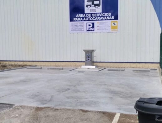 Área de autocaravanas en Miranda de Ebro, Burgos – CC E. Leclerc