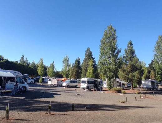 Área de autocaravanas en Vega de San Mateo, Las Palmas