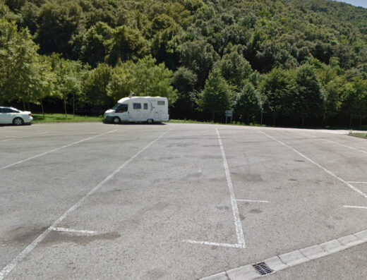 Área de autocaravanas en Anero, Cantabria – A8 dirección Bilbao