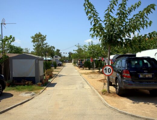 Área camper Camping Los Pinos en Peñíscola