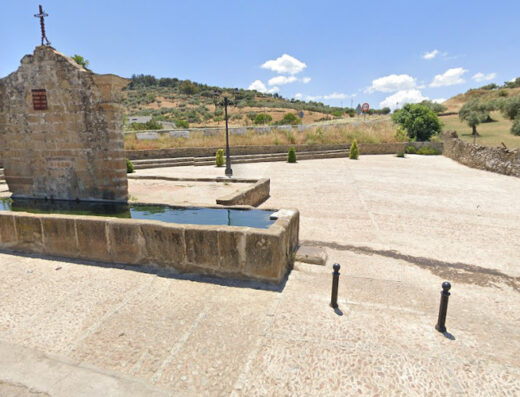 Área de autocaravanas en Segura de León, Badajoz