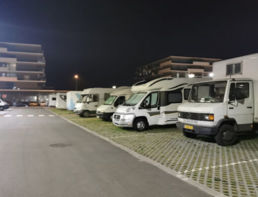 Área de autocaravanas de Aveiro, Portugal – Estación Tren
