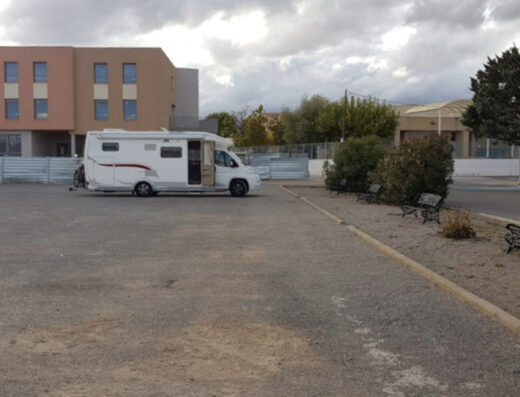 Área de autocaravanas de Cella, Teruel