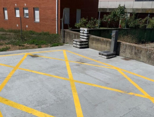 Área de autocaravanas en Gradefes, León – Río Esla