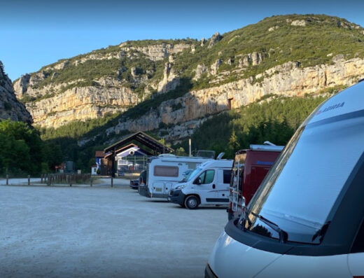 Área de autocaravanas en Oña, Burgos – Paseo de la Presa