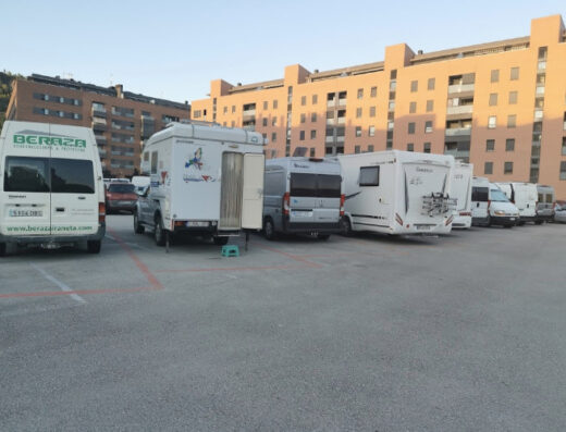 Área de autocaravanas de Ansoáin, Navarra