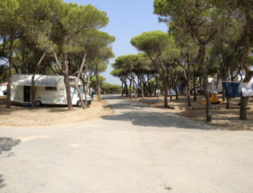 Área cámper Camping Orbitur Guincho en Areia, Portugal