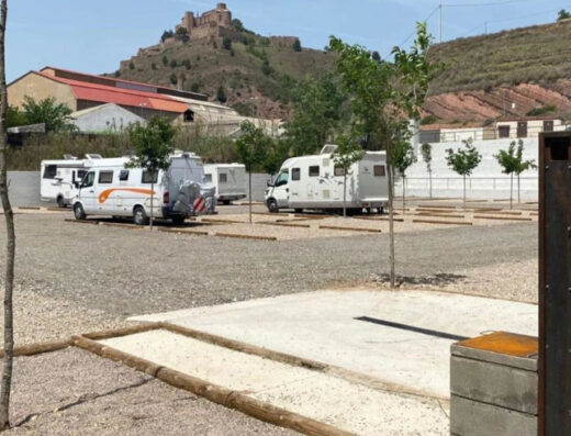 Área de autocaravanas La Coromina en Cardona, Barcelona
