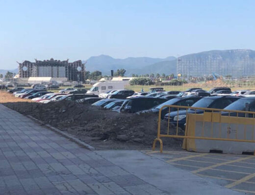 Parking pernocta autocaravanas en Cullera, Valencia