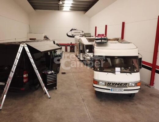 Taller de autocaravanas Nordesvan en Bergondo, A Coruña