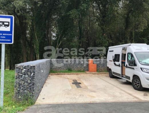 Área de autocaravanas de Lameiro, O Pedrouzo, A Coruña