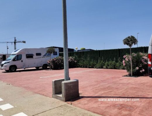 Área de autocaravanas de Pradejón, La Rioja