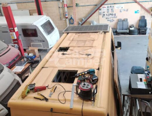 Taller de autocaravanas Lurvan Camper en Santecilla, Burgos