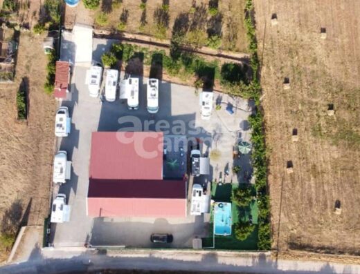 Área de autocaravanas en Vila Verde de Ficalho, Beja, Portugal