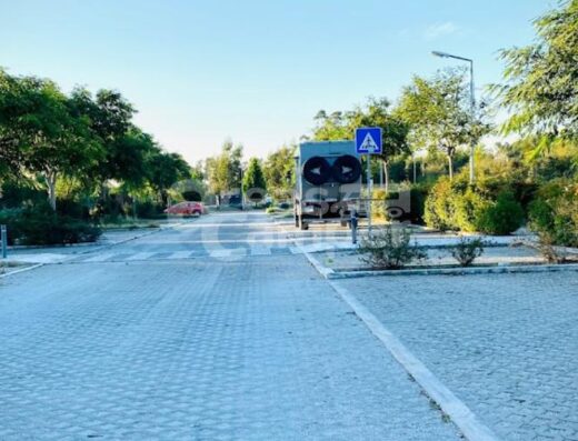 Área de autocaravanas en Entroncamento, Portugal