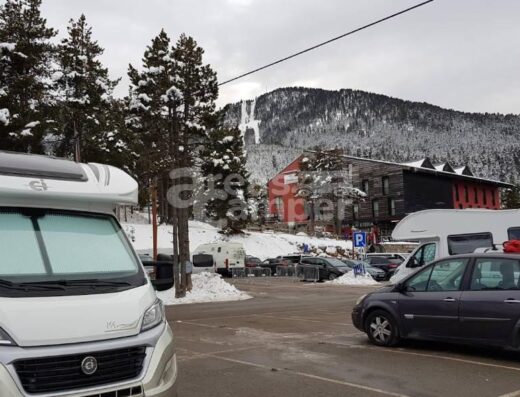 Parking de pernocta de autocaravanas en Masella, Girona – estación esquí