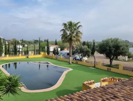 Área de autocaravanas Espacio Finca Alegría en Cartagena, Murcia