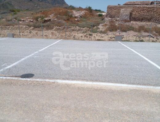 Área de autocaravanas El Moreral en Mazarrón, Murcia