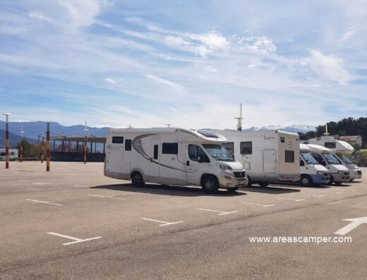Parking pernocta de autocaravanas de Jaén capital
