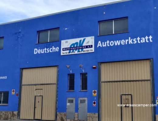 Taller autocaravanas MK Autoreparaturen en Ondara, Alicante