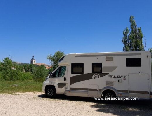 Área de autocaravanas Tudela de Duero, Valladolid