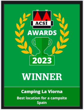 Galardón Mejor Camping de España 2023 al Camping La Viorna