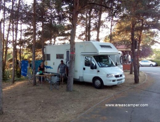 Área camper Camping Ciudad de León