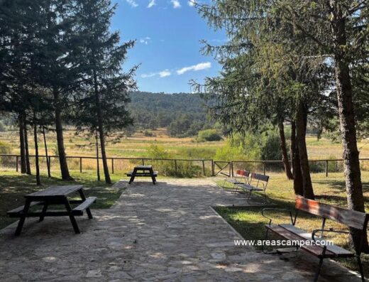 Área de autocaravanas de Griegos, Teruel