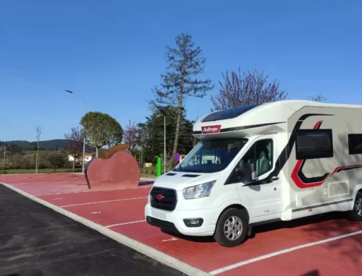Área de autocaravanas de Villaviciosa, Asturias