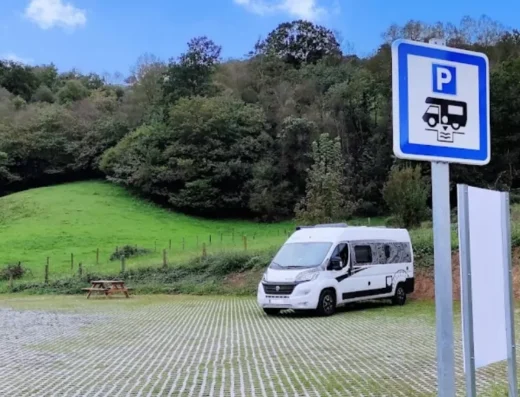 Área de autocaravanas de Bimenes, Asturias
